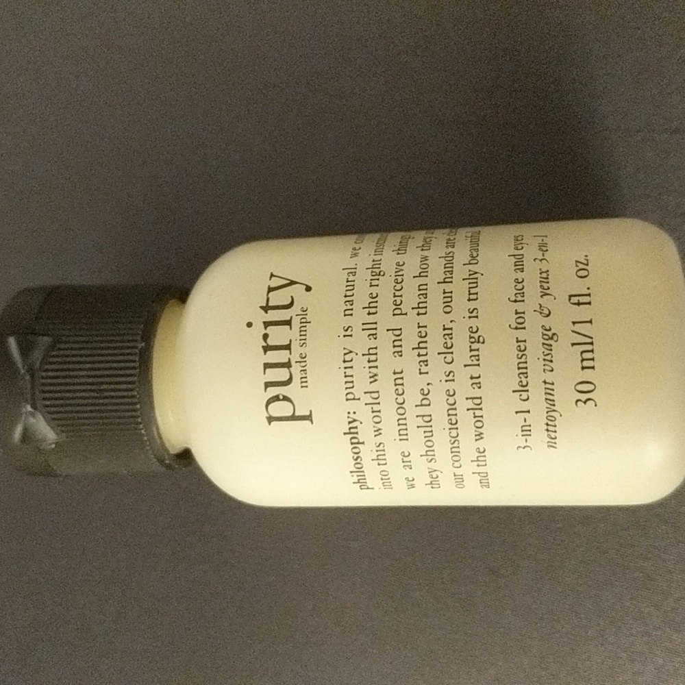 3 in 1 cleanser for face and eyes